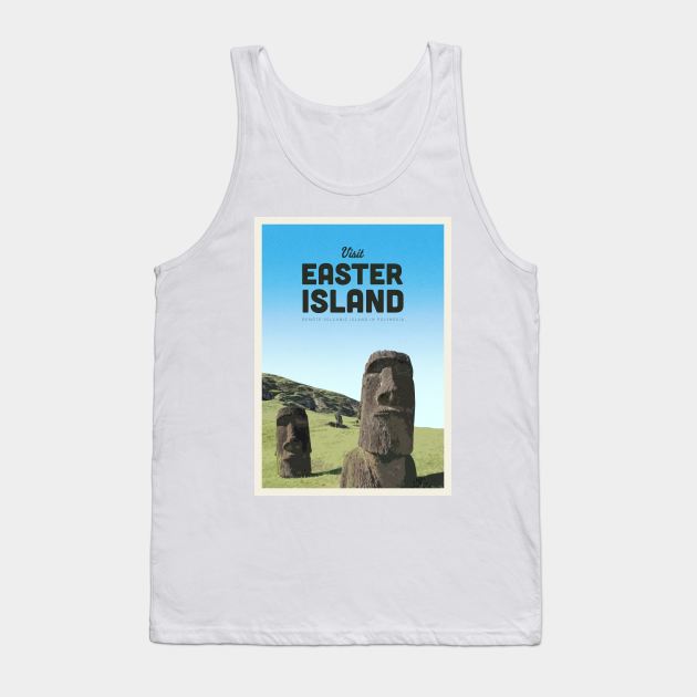 Visit Easter Island Tank Top by Mercury Club